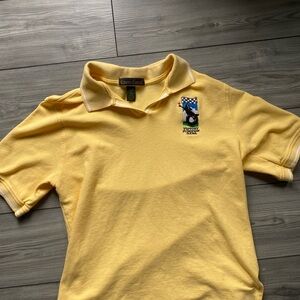 Canoa Costa Yellow Polo Shirt